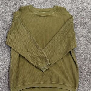 Olive Green Men's Sweater
